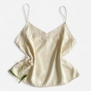 SOLDSezane ivory silk camiSOLD